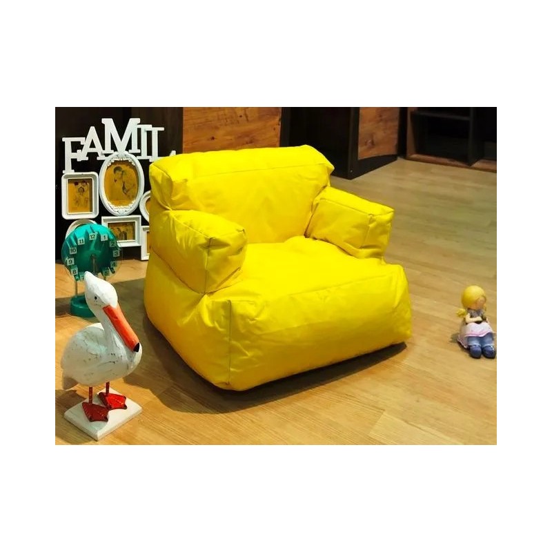 Puff Bean Bag Mini Relax Amarillo 8684282549437