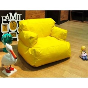 Puff Bean Bag Mini Relax Amarillo 8684282549437