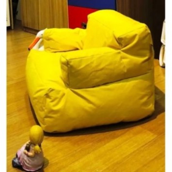 Puff Bean Bag Mini Relax Amarillo 8684282549437