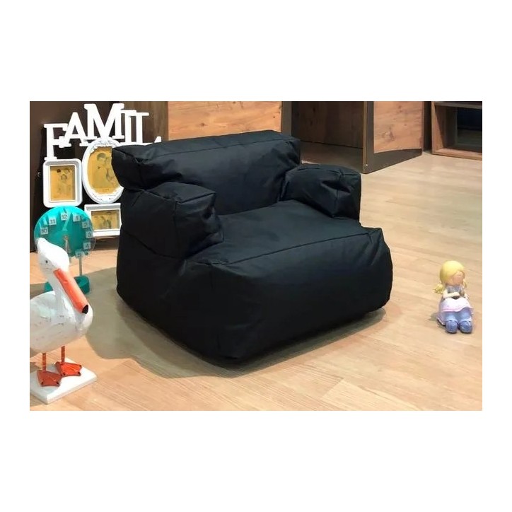 Puff Bean Bag Mini Relax Negro