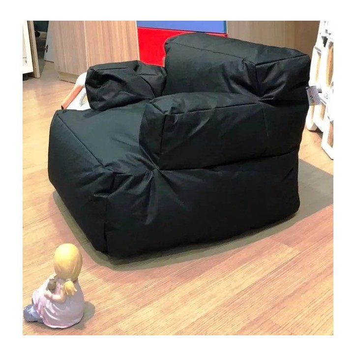 Puff Bean Bag Mini Relax Negro