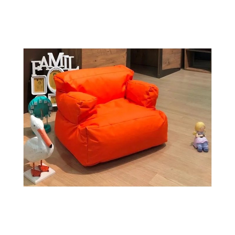 Puff Bean Bag Mini Relax Naranja 8684282549451