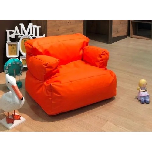 Puff Bean Bag Mini Relax Naranja 8684282549451