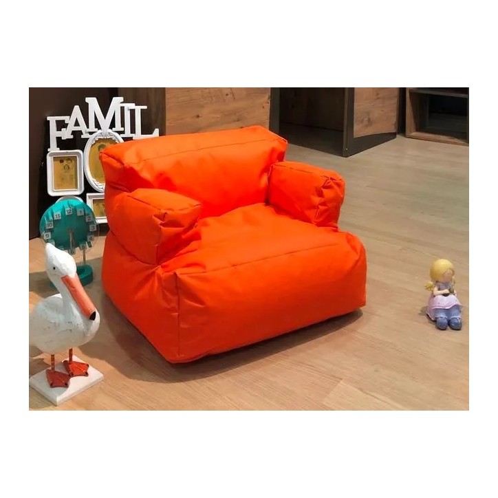 Puff Bean Bag Mini Relax Naranja