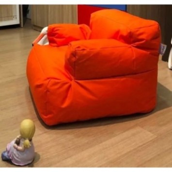 Puff Bean Bag Mini Relax Naranja 8684282549451