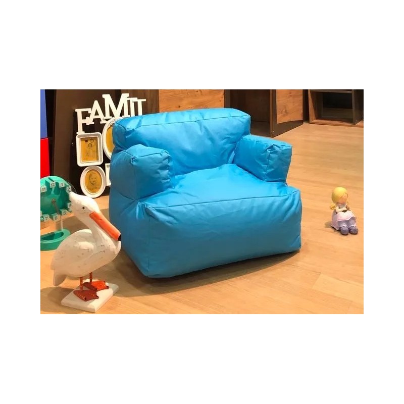 Puff Bean Bag Mini Relax Turquesa 8684282549468