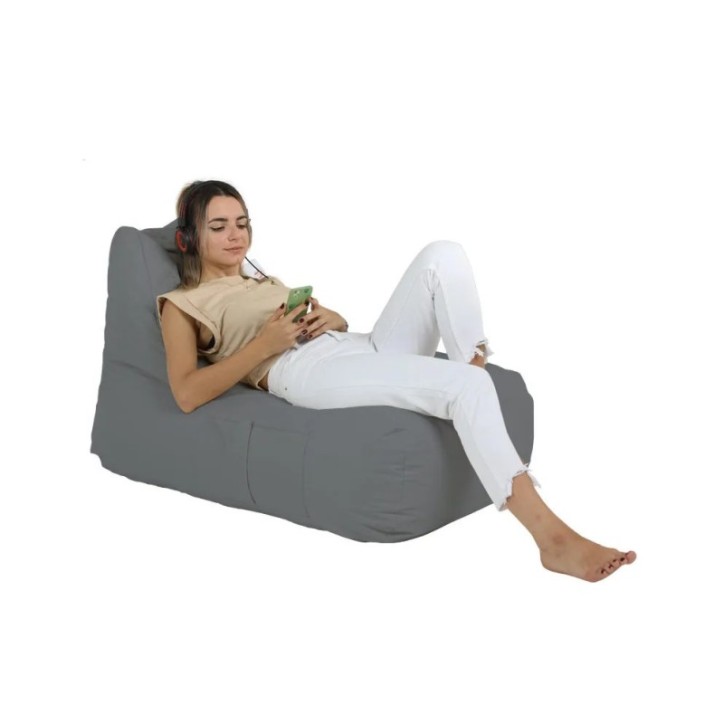 Puf de jardín Trendy Comfort Bed Humo