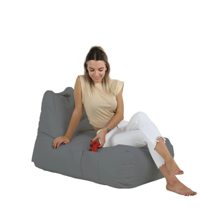 Puf de jardín Trendy Comfort Bed Humo