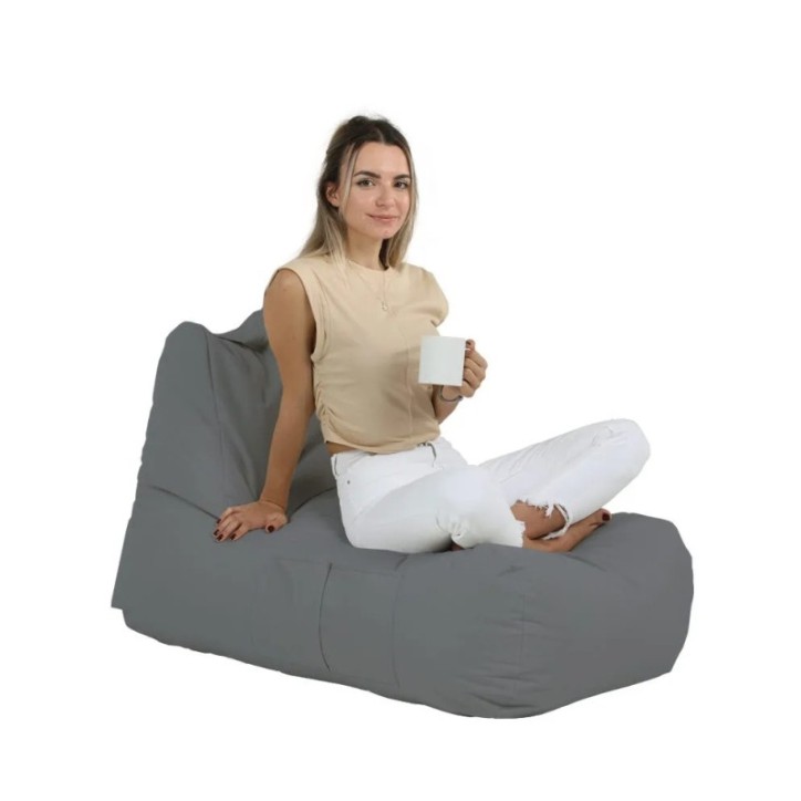 Puf de jardín Trendy Comfort Bed Humo