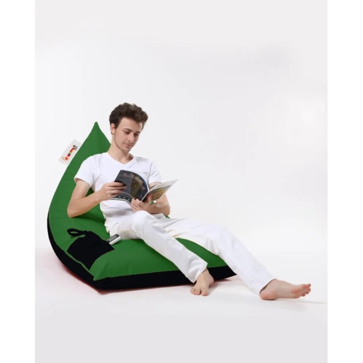 Puf de jardín Pyramid Large Double Color Bed Verde Negro