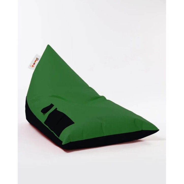 Puf de jardín Pyramid Large Double Color Bed Verde Negro