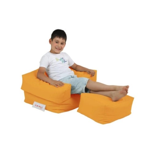 Puf de jardín Kids Single Seatfe Naranja