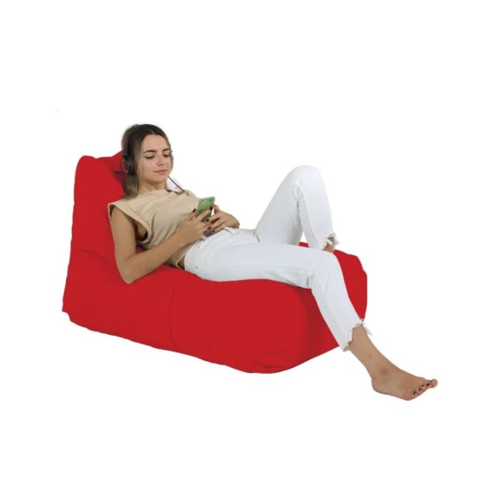 Puf de jardín Trendy Comfort Bed Rojo