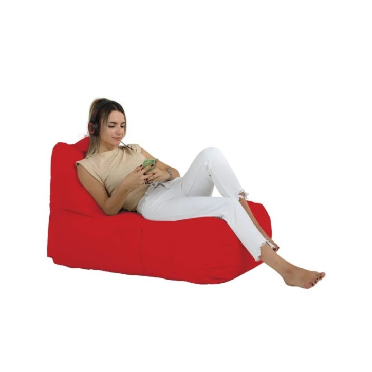 Puf de jardín Trendy Comfort Bed Rojo