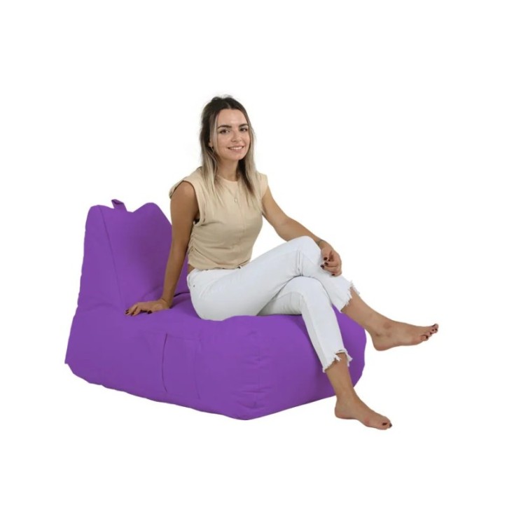 Puf de jardín Trendy Comfort Bed Púrpura