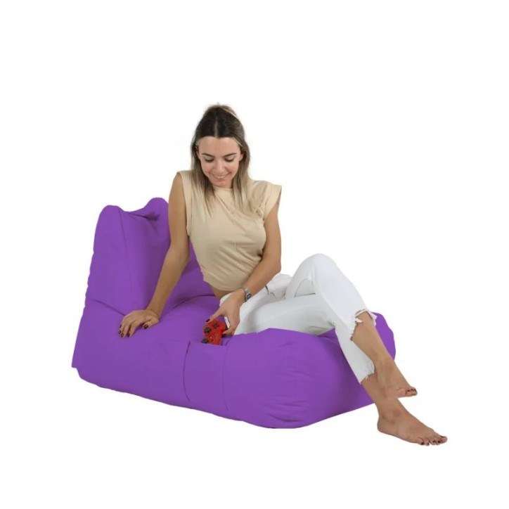 Puf de jardín Trendy Comfort Bed Púrpura