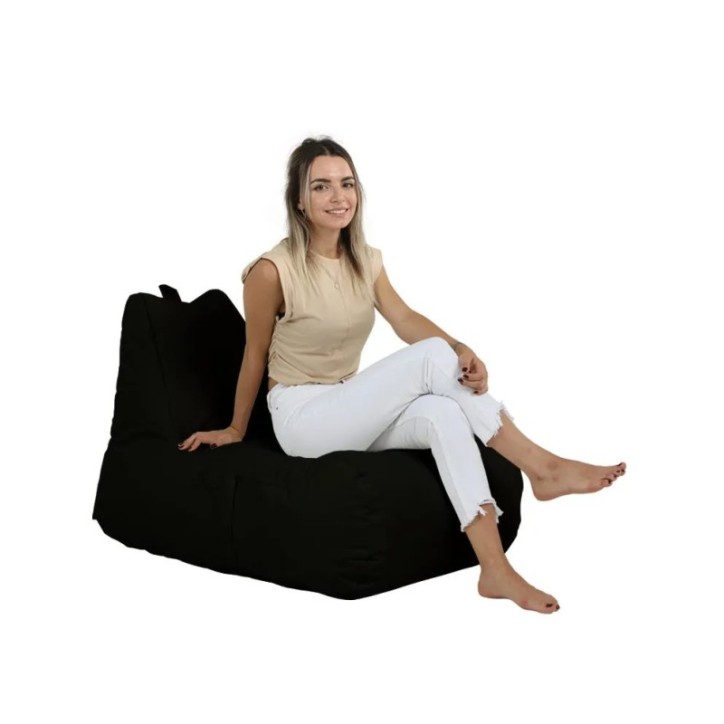 Puf de jardín Trendy Comfort Bed Negro