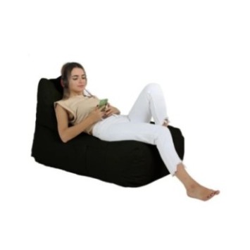 Puf de jardín Trendy Comfort Bed Negro 8683743039067