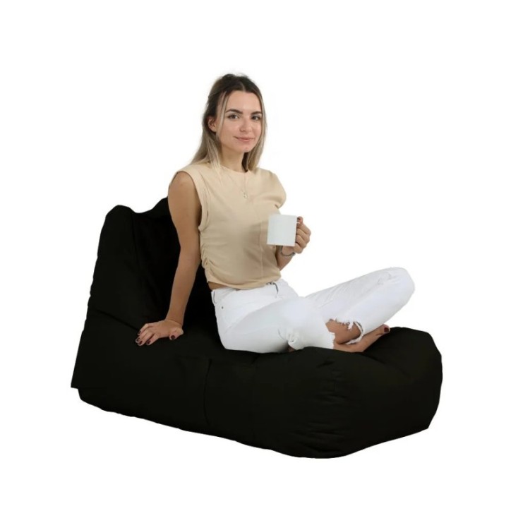 Puf de jardín Trendy Comfort Bed Negro