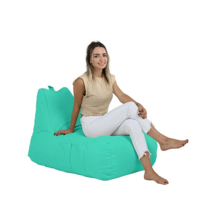 Puf de jardín Trendy Comfort Bed Turquesa