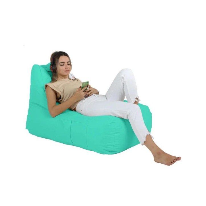 Puf de jardín Trendy Comfort Bed Turquesa