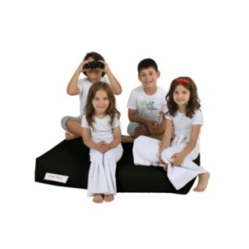 Puf de jardín Kids Double Seat Negro 8683743039876