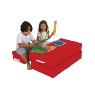 Puf de jardín Kids Double Seat Rojo