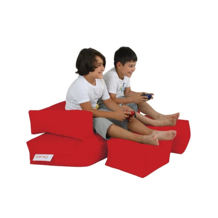 Puf de jardín Kids Double Seat Rojo