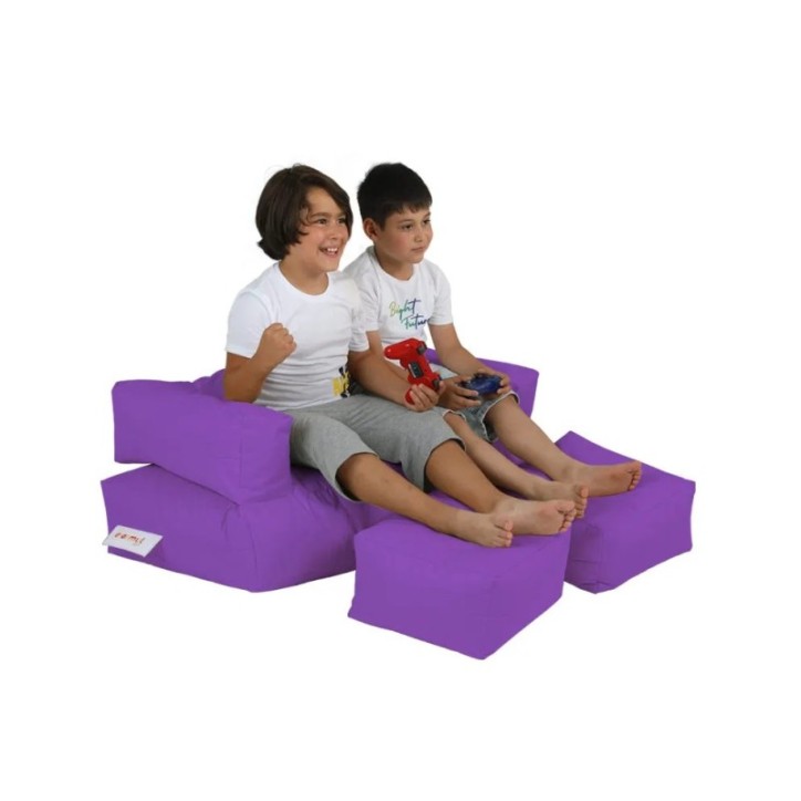 Puf de jardín Kids Double Seat Púrpura