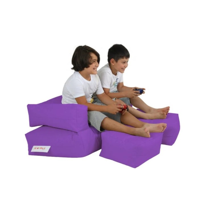 Puf de jardín Kids Double Seat Púrpura