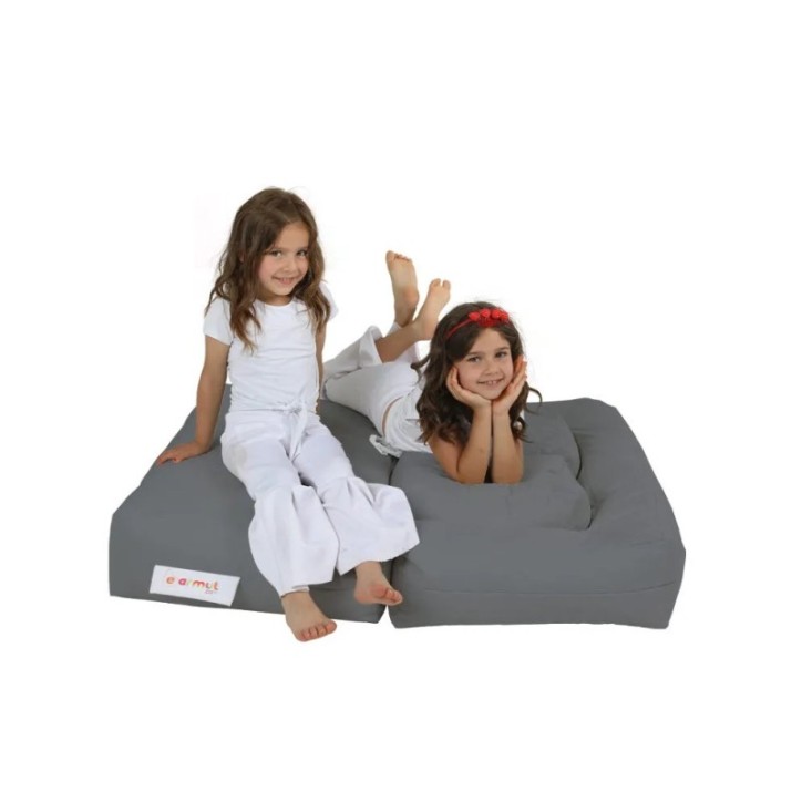 Puf de jardín Kids Double Seat Humo