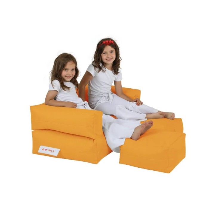 Puf de jardín Kids Double Seat Naranja