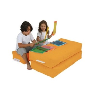 Puf de jardín Kids Double Seat Naranja