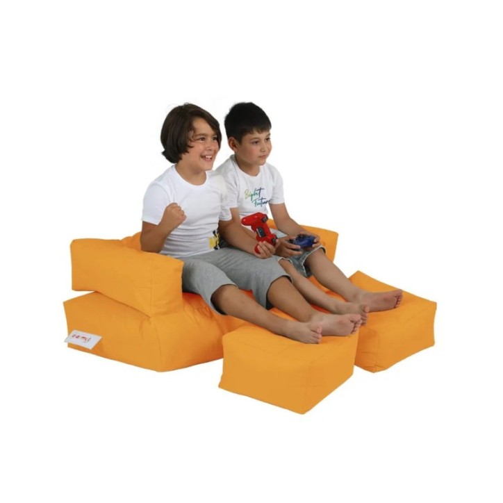 Puf de jardín Kids Double Seat Naranja