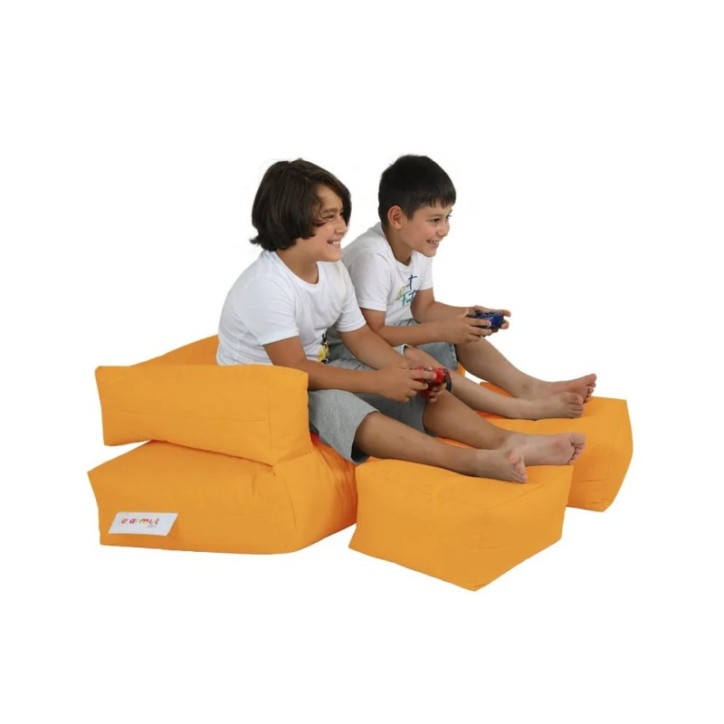 Puf de jardín Kids Double Seat Naranja