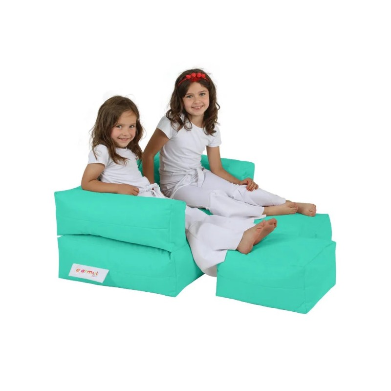 Puf de jardín Kids Double Seat Turquesa 8683743039920