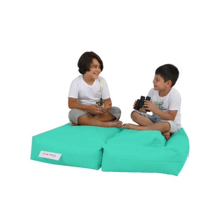 Puf de jardín Kids Double Seat Turquesa