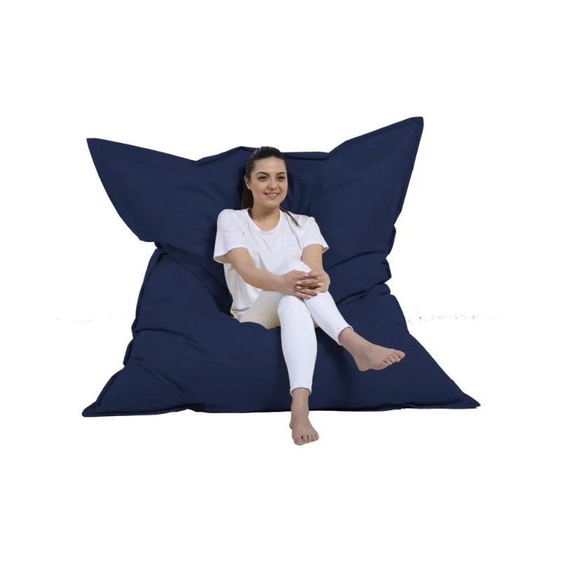 Puf de jardín Giant Cushion 140x180 Azul Oscuro 8683743039951