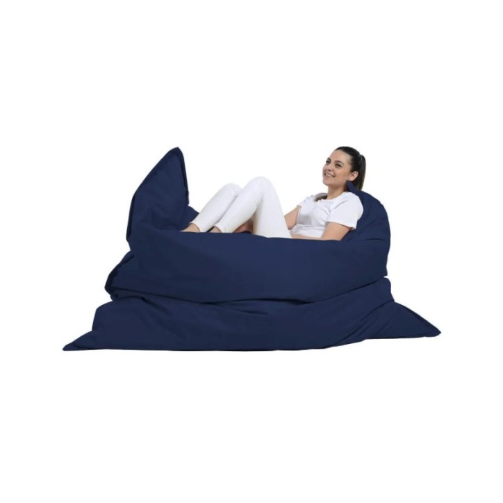 Puf de jardín Giant Cushion 140x180 Azul Oscuro