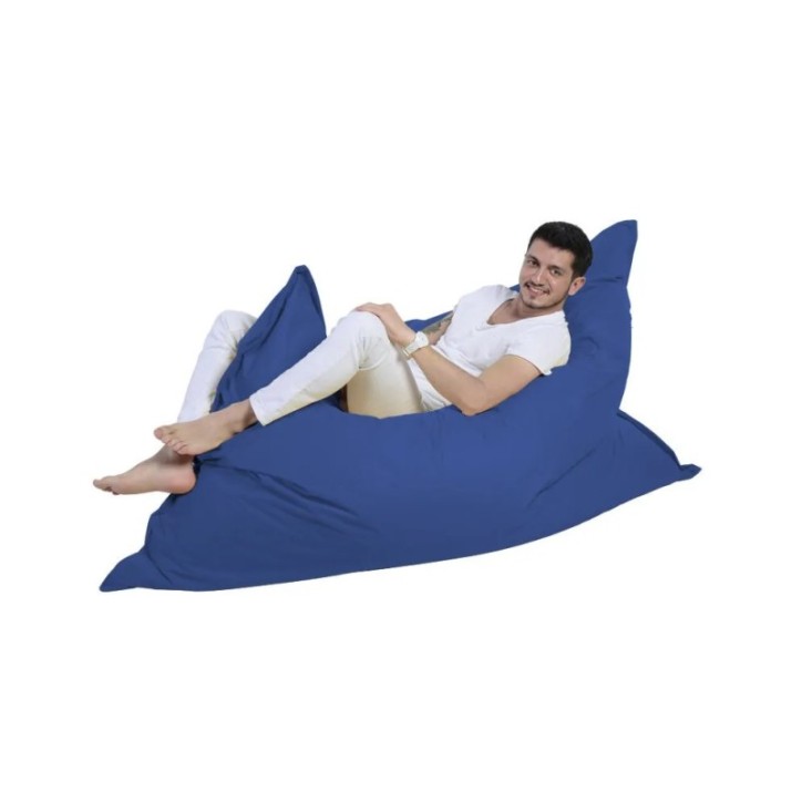 Puf de jardín Giant Cushion 140x180 Azul