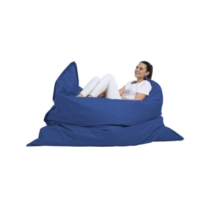 Puf de jardín Giant Cushion 140x180 Azul