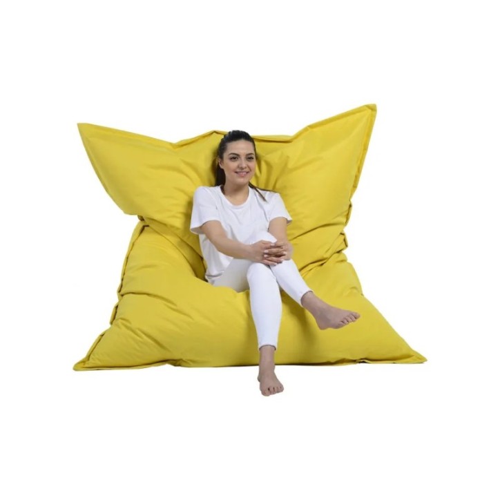 Puf de jardín Giant Cushion 140x180 Amarillo