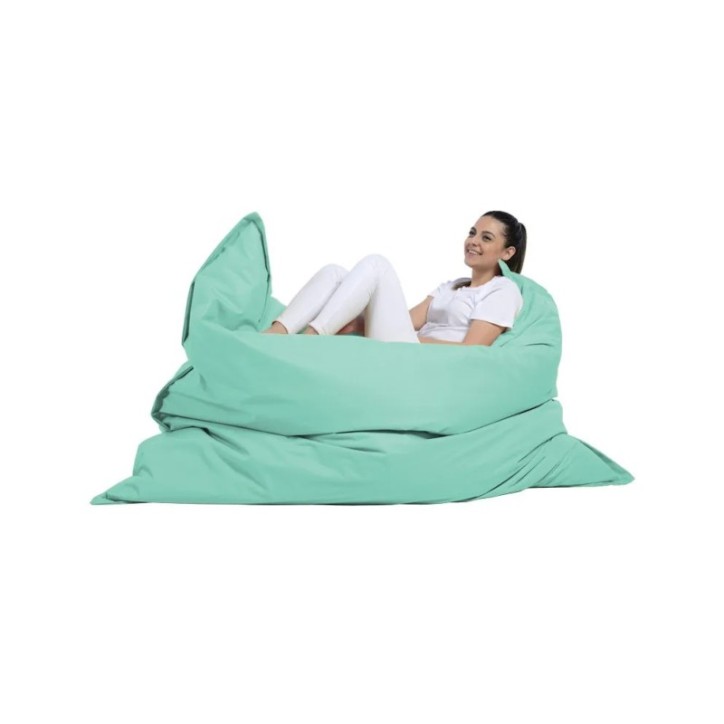 Puf de jardín Giant Cushion 140x180 Turquesa