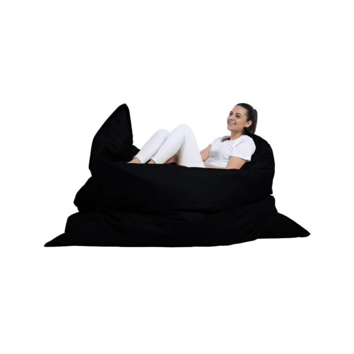 Puf de jardín Giant Cushion 140x180 Negro