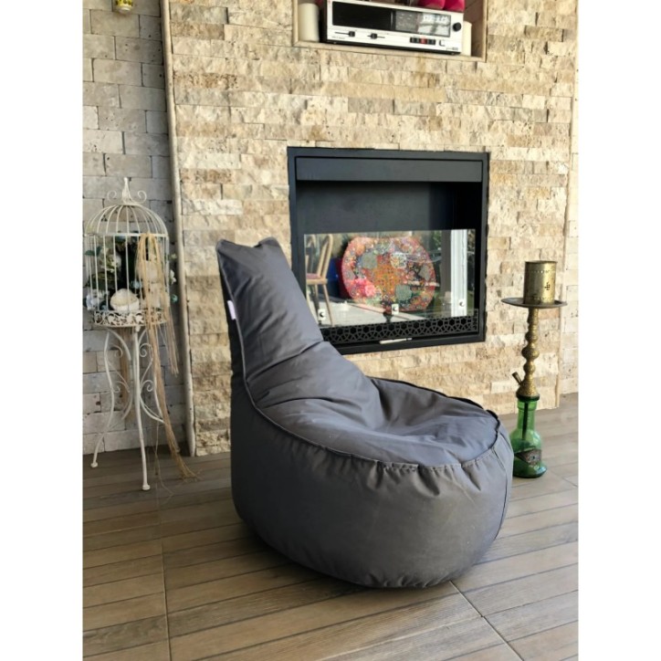 Puff Bean Bag Aktif Gris