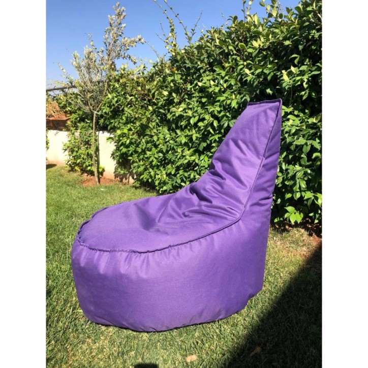 Puff Bean Bag Aktif Púrpura