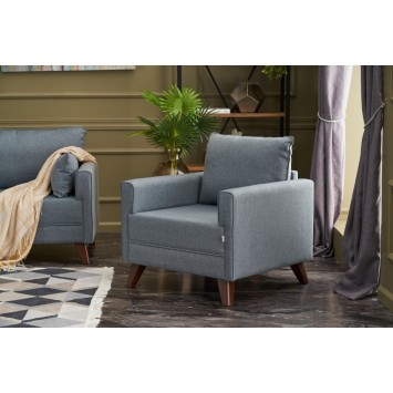 Sillón Bella Soft Tekli Azul - 825BLC1685