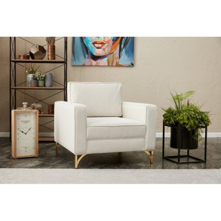 Sillón Berlin Oro crema - 825BLC2787