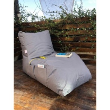 Puff Bean Bag Daybed Gris