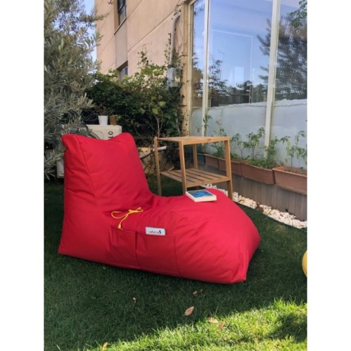 Puff Bean Bag Daybed Rojo